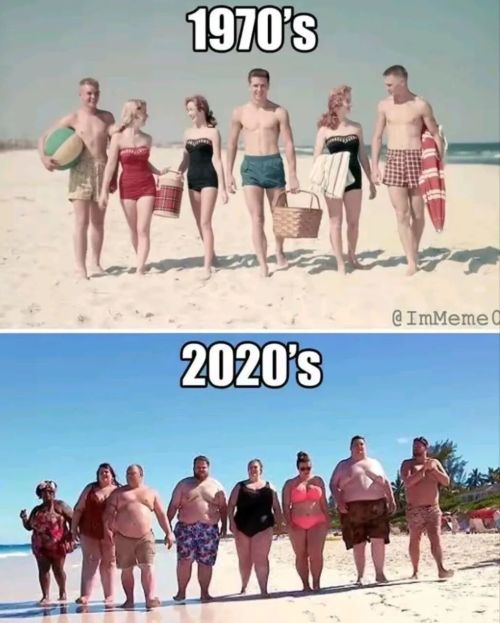 BMI 1970s vs 2020s BMI 1970s vs 2020s